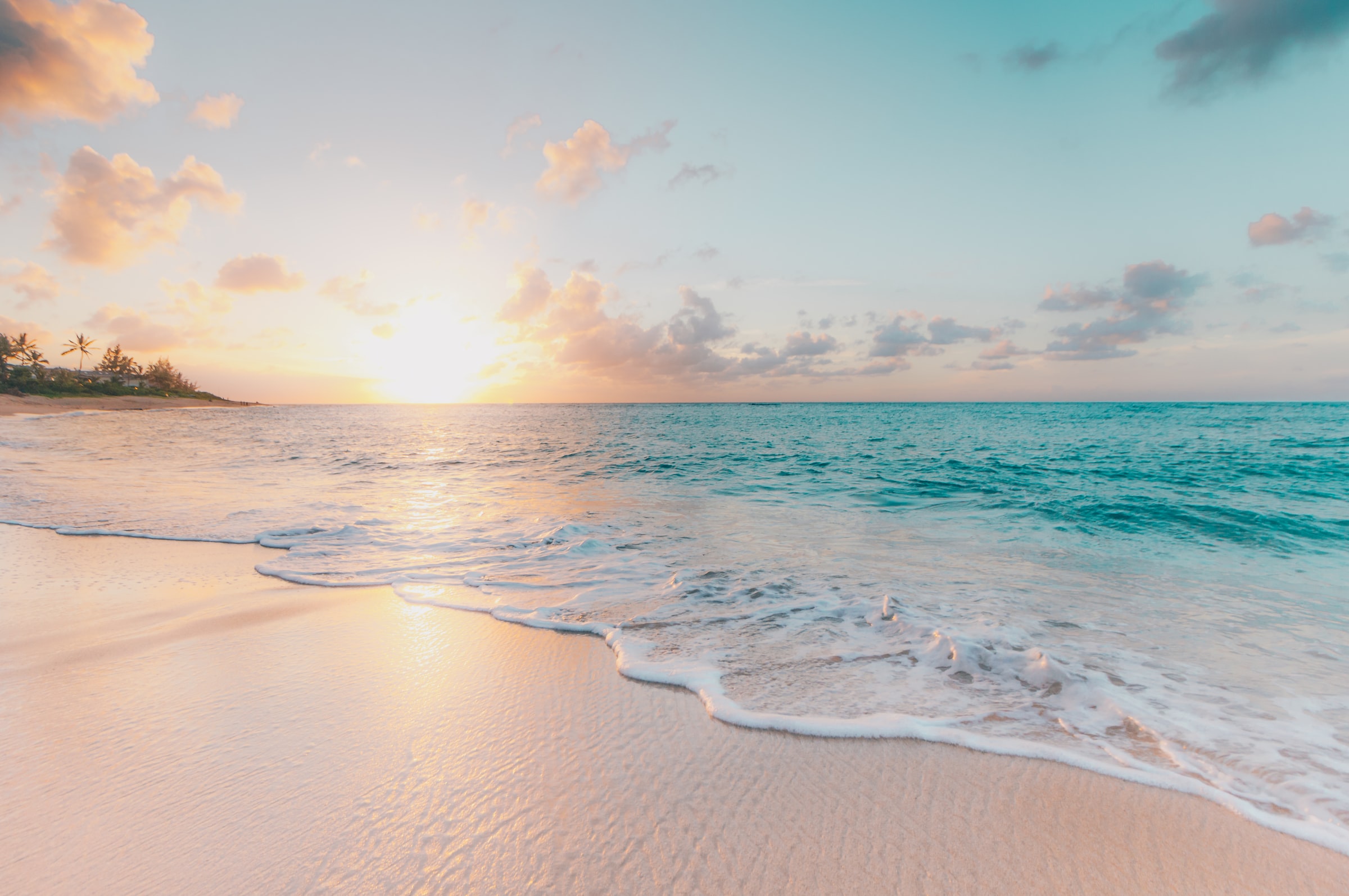 pastel shoreline