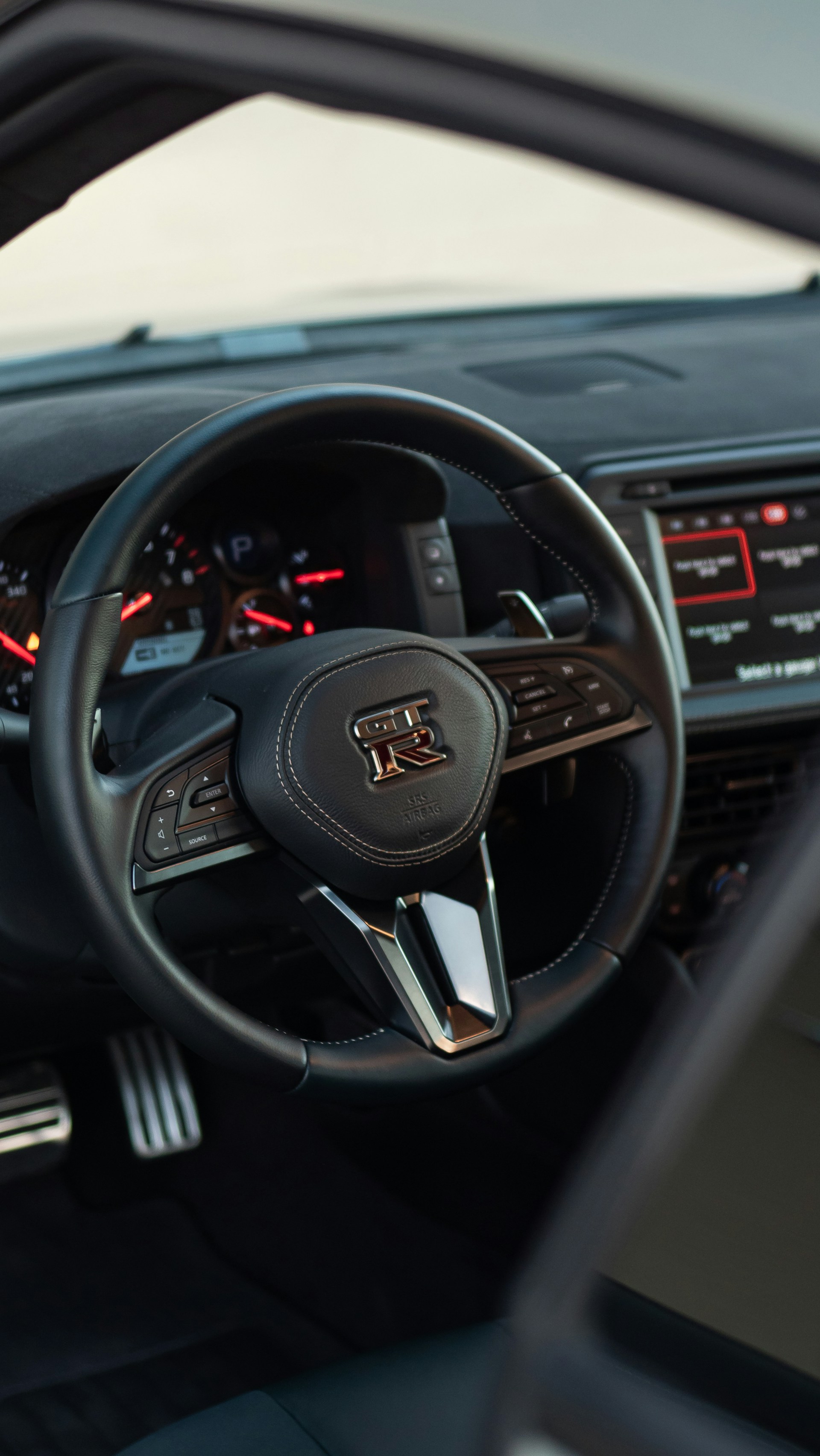 Nissan GT-R Steering Wheel and Dashboard