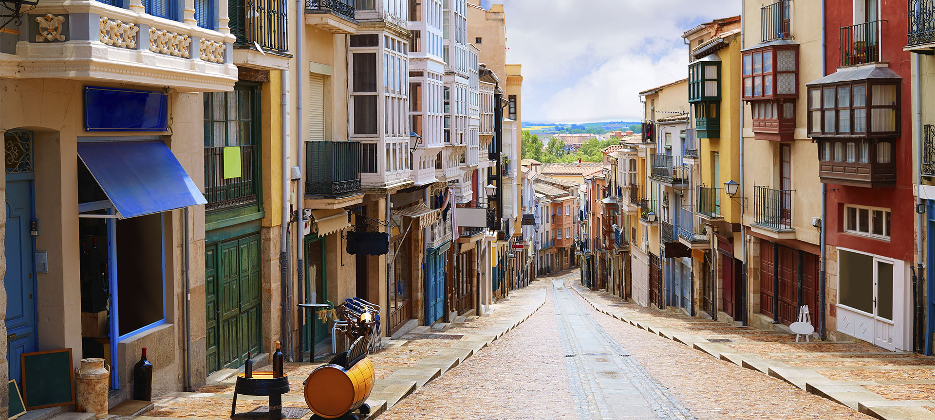 Street of nearby Town of Zamora