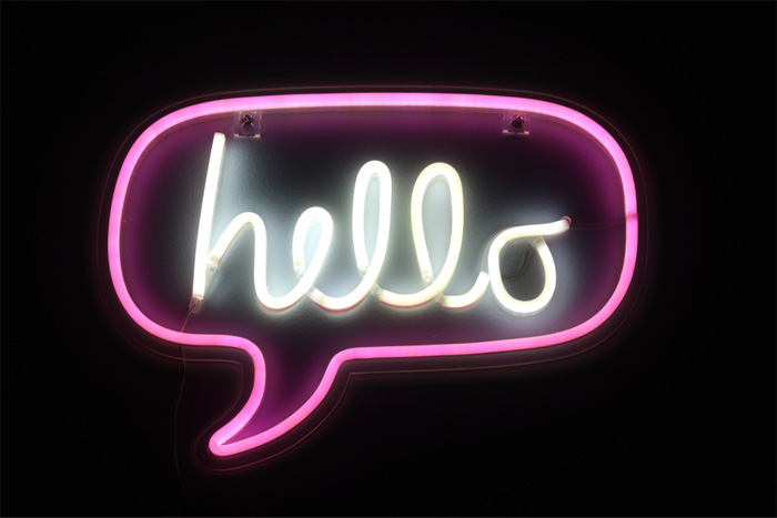Neon sign