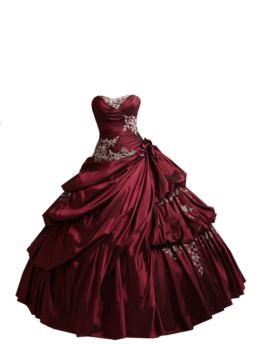 red dress