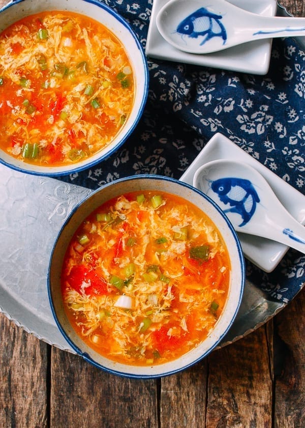 tomato egg drop soup