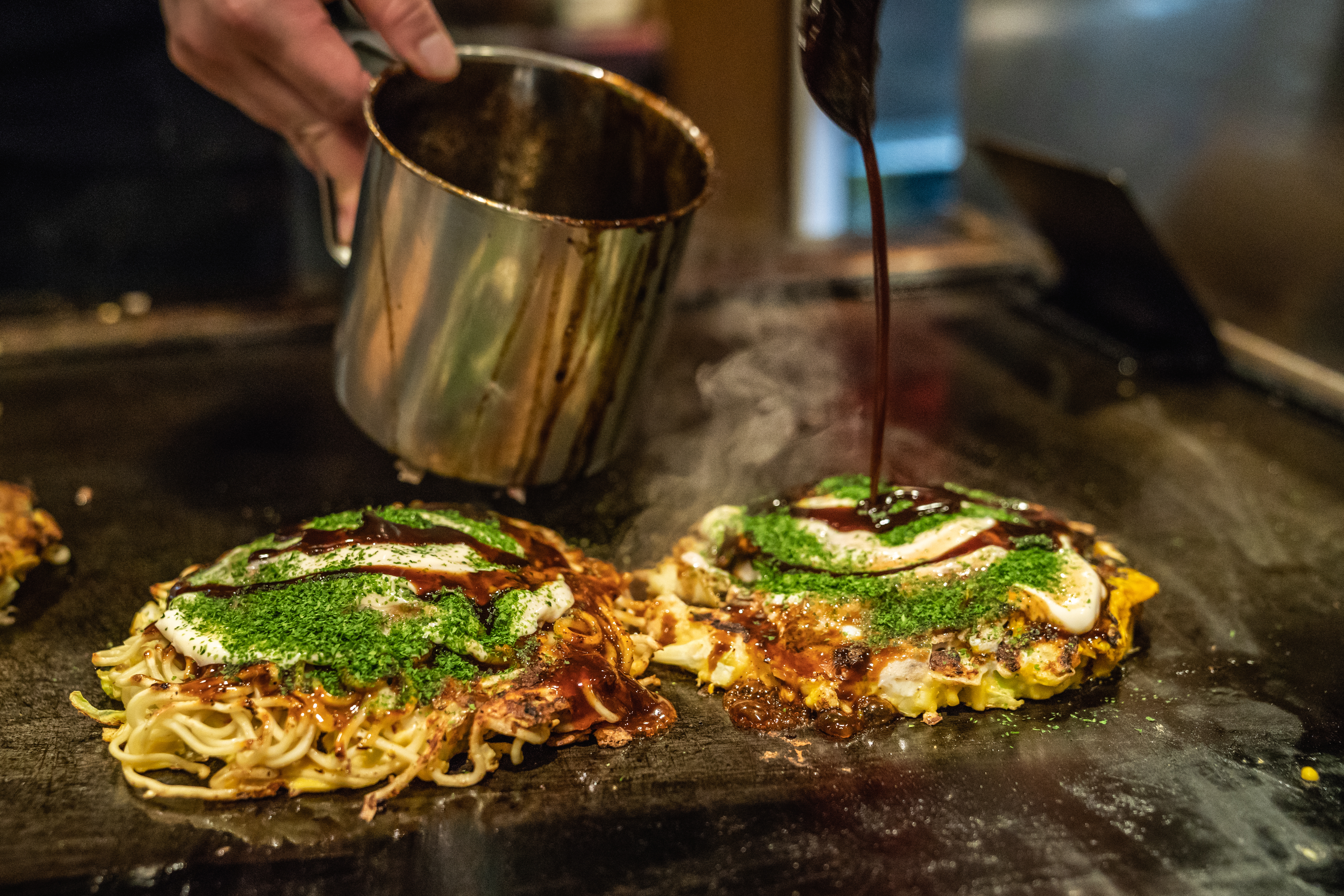 Hiroshima-style Okonomiyaki