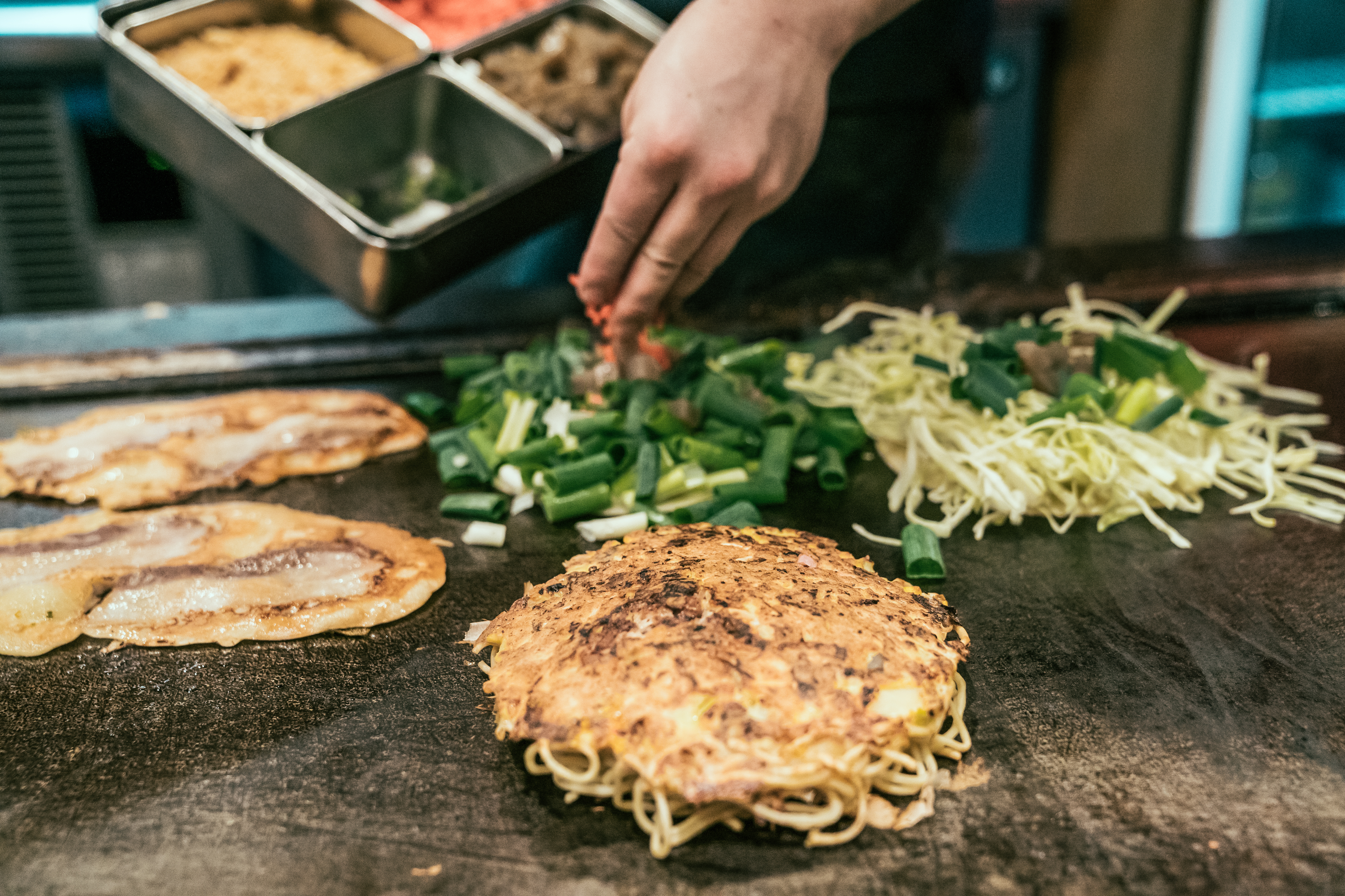 Hiroshima-style Okonomiyaki