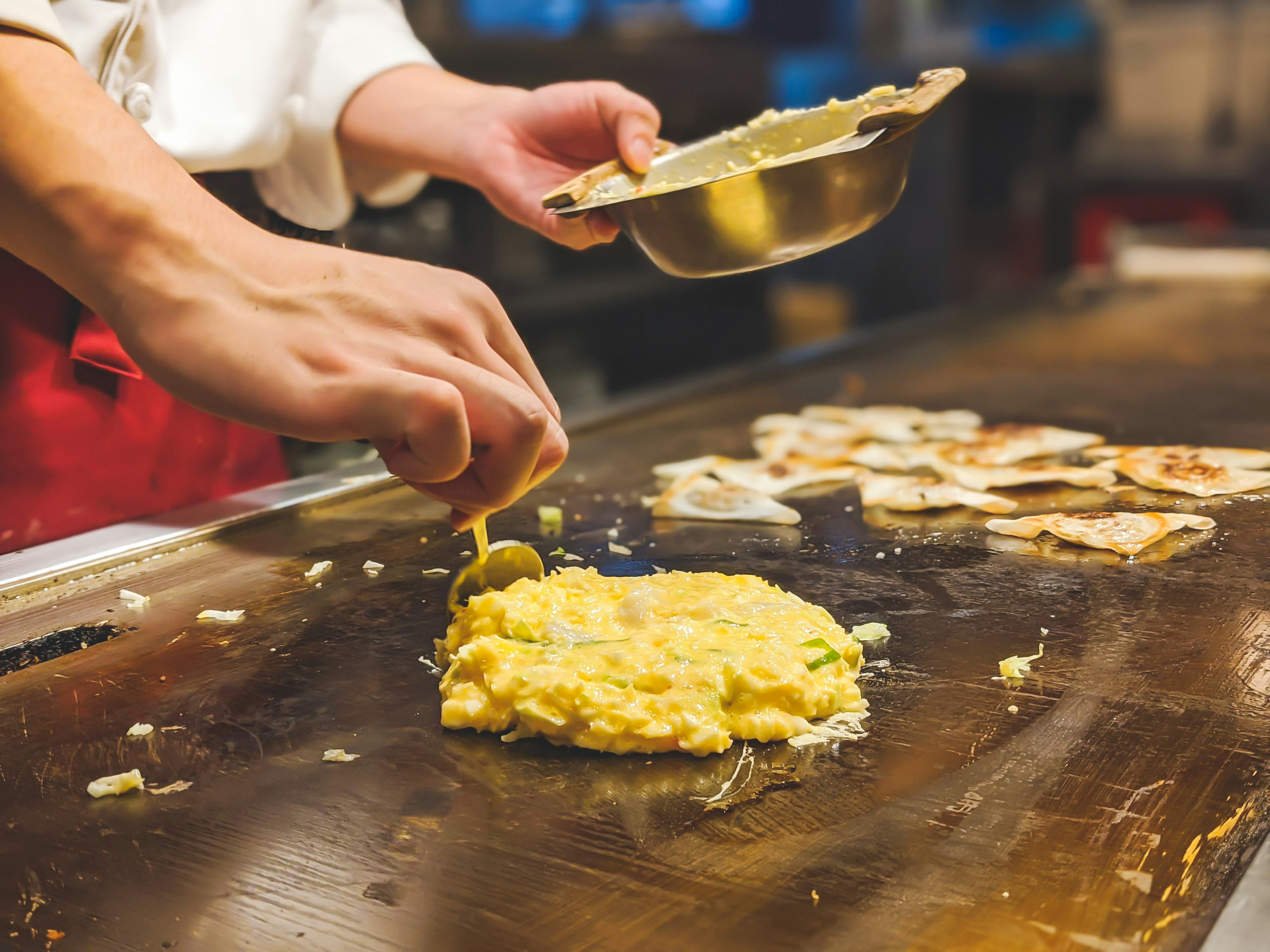 Kansai-style Okonomiyaki
