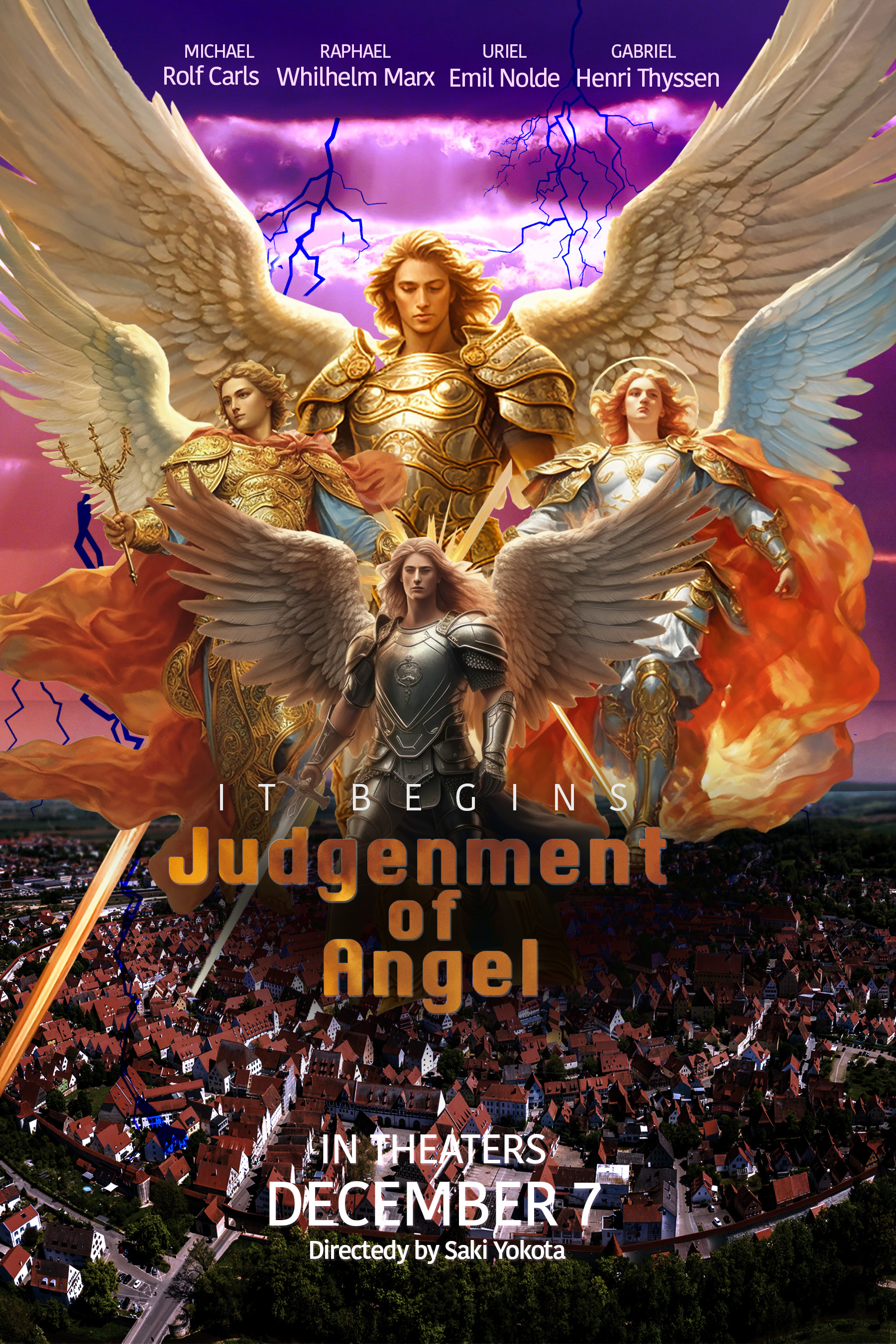 This is movie poster which is Judgement of Angel.